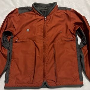 2000s Vintage TUMI Burnt Orange Traveler Jacket